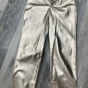 Metallic Gold Pants